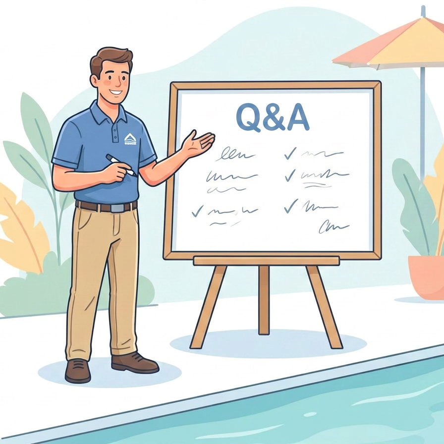 Frequently asked questions about pool cleaning service